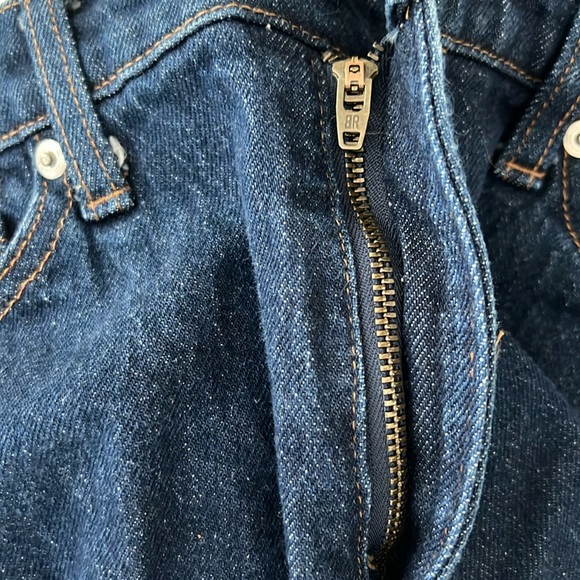 Banana Republic Factory Beau Dark Blue Slightly Tapered Ankle Jeans Size 27/4 - Picture 5 of 11